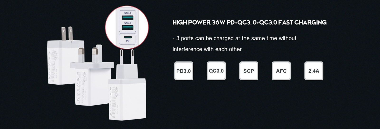 Adaptadores y Cargadores